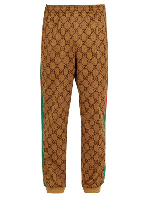 cheap gucci brown gg pants|gucci khaki pants.